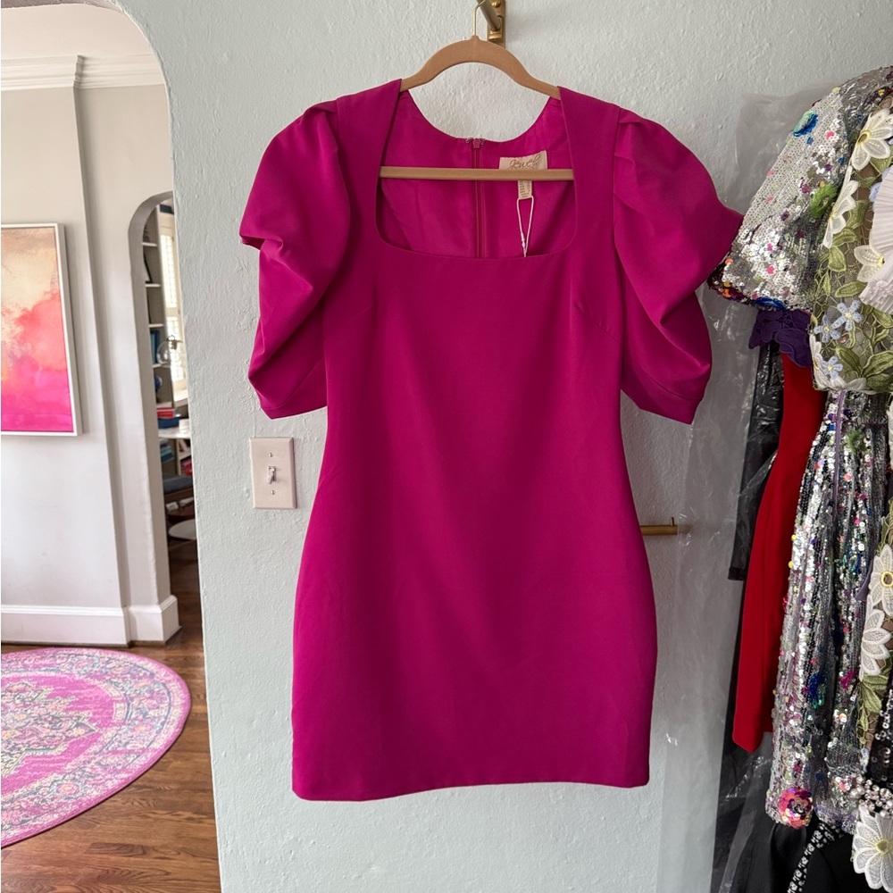 Elegant Magenta Dress